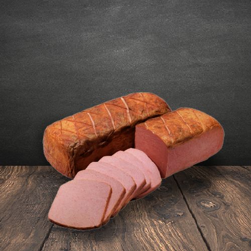 Feiner Leberkäse mit Röstzwiebeln ca. 1600g