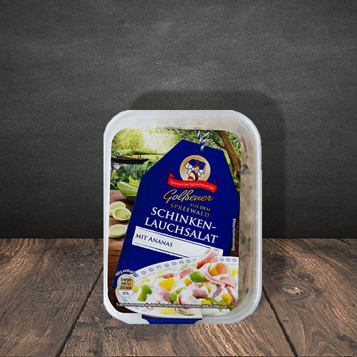 Spreewälder Schinken-Lauchsalat mit Ananas 200g