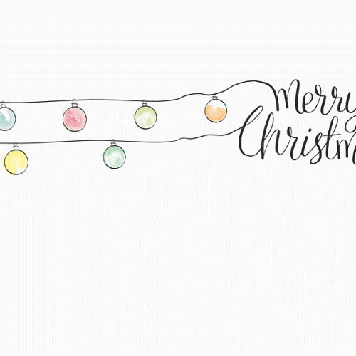 Merry Christmas Grußkarte