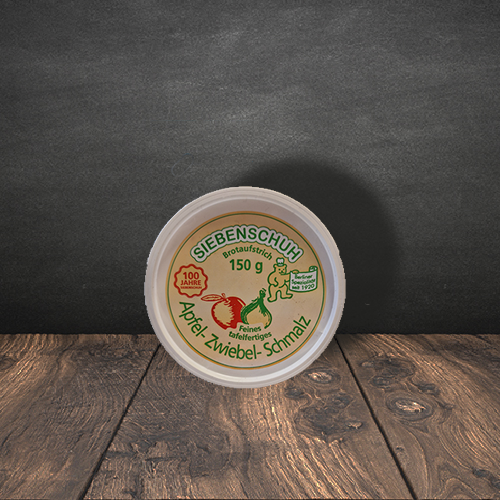 Siebenschuh Apfel-Zwiebel-Schmalz 150g