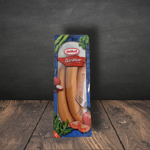 Chiliwiener Würstchen 4 Stk. a´ ca. 50g